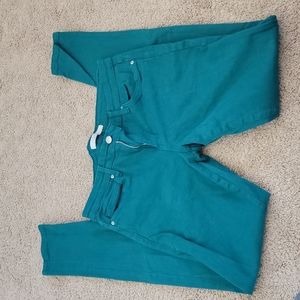 Joe's  Skinny Green Jeans size 31